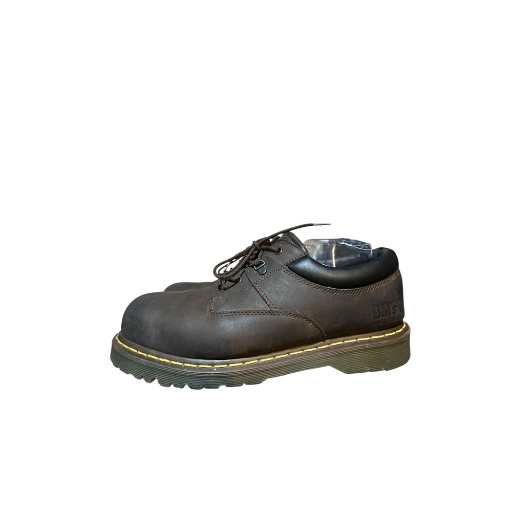 Vintage Dr. Martens 7733 Brown Safety Work Shoes Industrial Outdoor Sz US 13